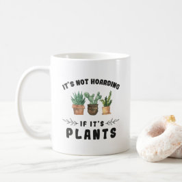Seine Pflanze nicht zu hüllen, wenn er zu Gärtnern Kaffeetasse