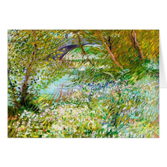 Seine Pont Clichy Van Gogh Gemälde (Vorderseite (Horizontal))