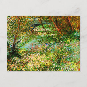 Seine Pont de Clichy Spring Van Gogh Fine Postkarte