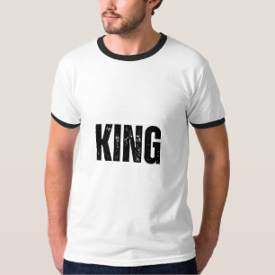 Seine Queen & Her King-Tasse - Romantisches Match- T-Shirt