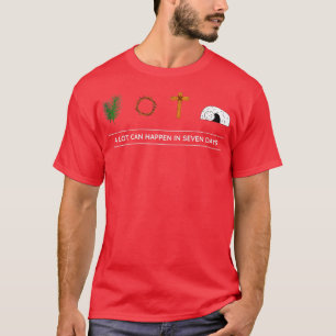 Seine Risen Palm Sonntag Heilige Woche Karfreitags T-Shirt