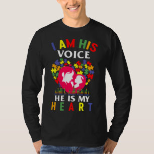 Seine Stimme ist ich Autismus-Bewusstseinstag Ange T-Shirt