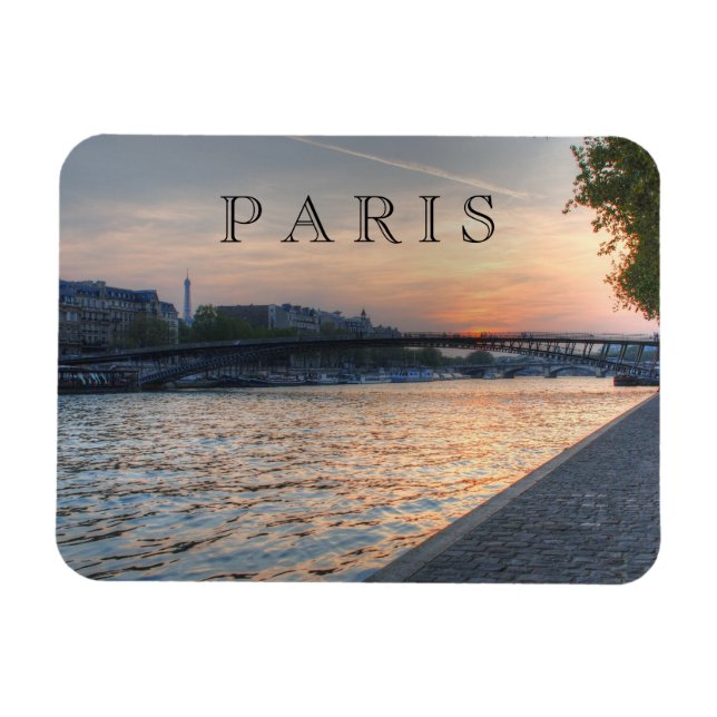 Seine sunset magnet (Horizontal)
