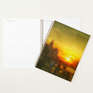 Seine Sunset Paris Frankreich Architektur Planer