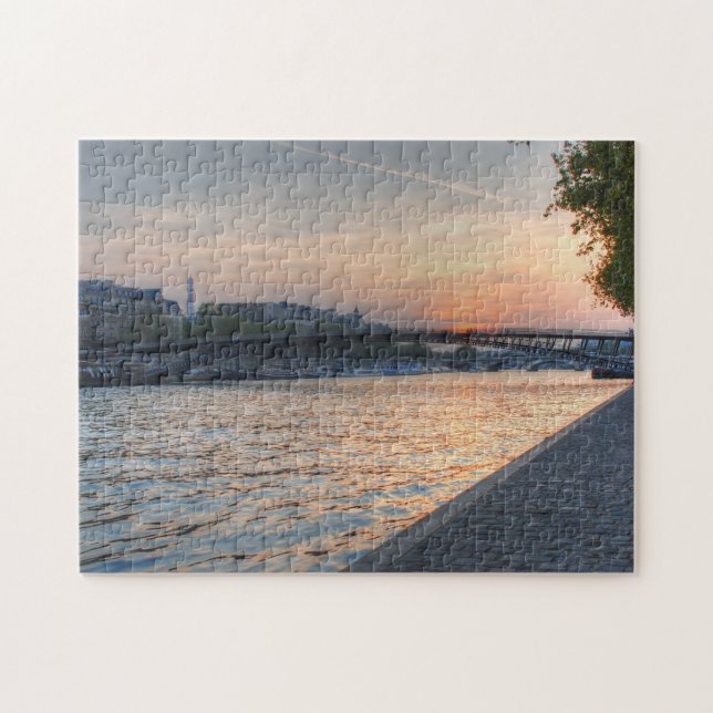 Seine sunset puzzle (Horizontal)