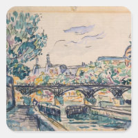 Seine Ufer in der Nähe der Pont des Arts