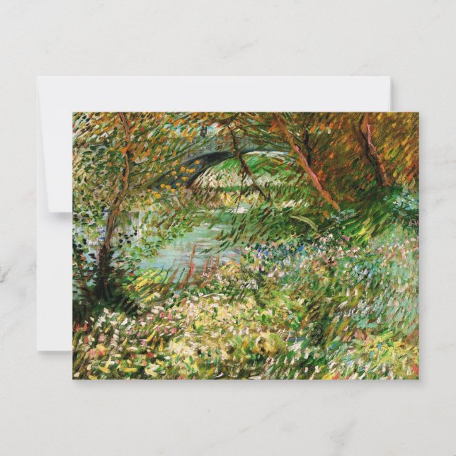 Seine-Ufer, Pont de Clichy von Vincent van Gogh (Vorderseite)