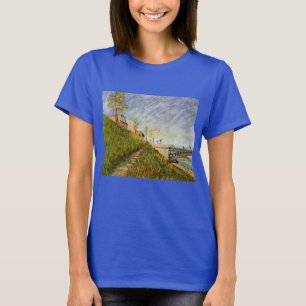 Seine-Ufer, Pont de Clichy von Vincent van Gogh T-Shirt