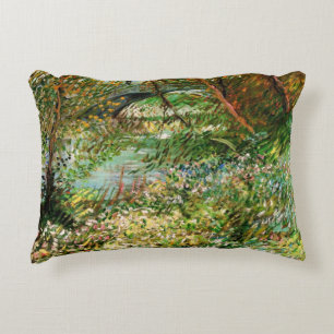 Seine-Ufer, Pont de Clichy von Vincent van Gogh Zierkissen