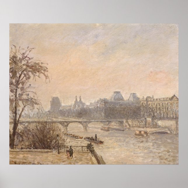 Seine und Louvre, 1903 Poster (Vorne)