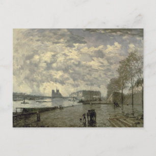 Seine und Notre Dame Postkarte