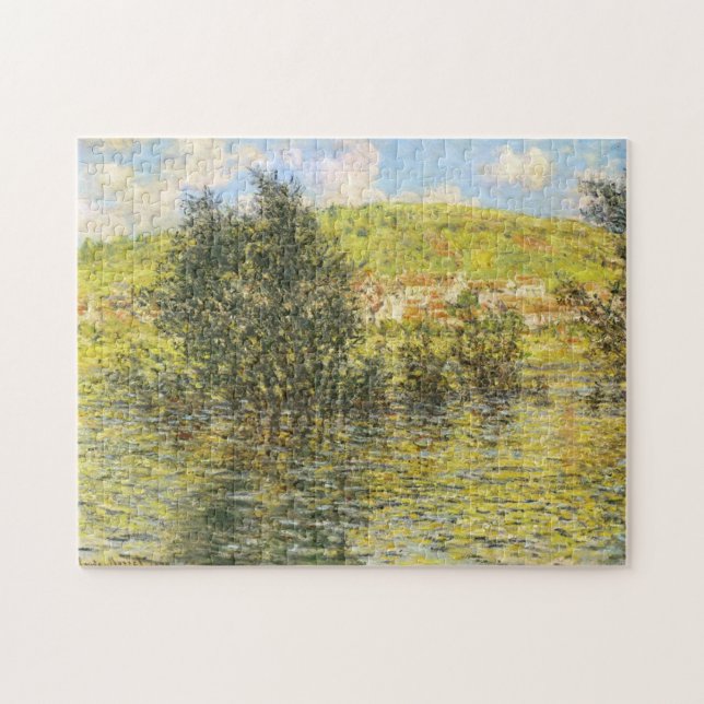 Seine Vé Wirkung Sonnenschein nach Regen Monet Puzzle (Horizontal)