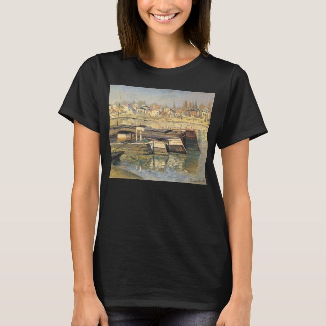 Seine von Claude Monet in Asniery T-Shirt (Vorderseite)