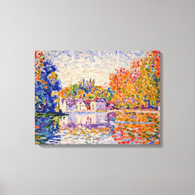 Seine von Paul Signac Leinwanddruck (Vorderseite)