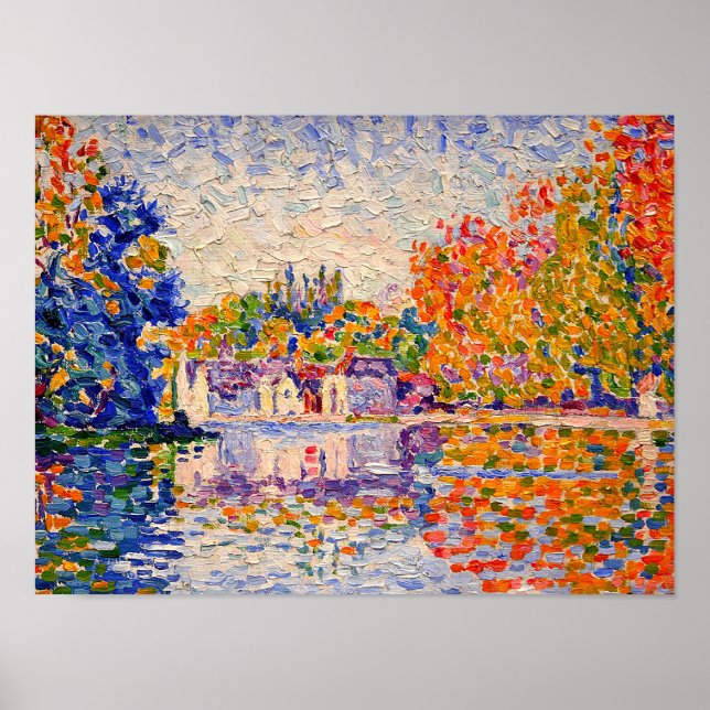 Seine von Paul Signac Poster (Vorne)