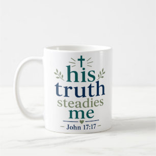 Seine Wahrheit Stärkt Mich Inspirierendes Bibelzit Kaffeetasse