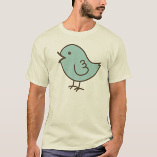 Seine wenig blaue Liebe-Vogel-vektorkunst T-Shirt