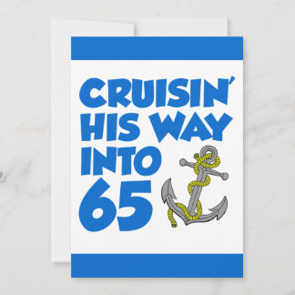 Seinen Weg in 65 einladen Einladung