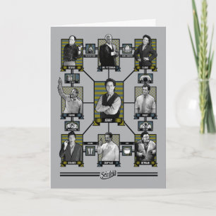 Seinfeld   Character Relationship Chart Karte