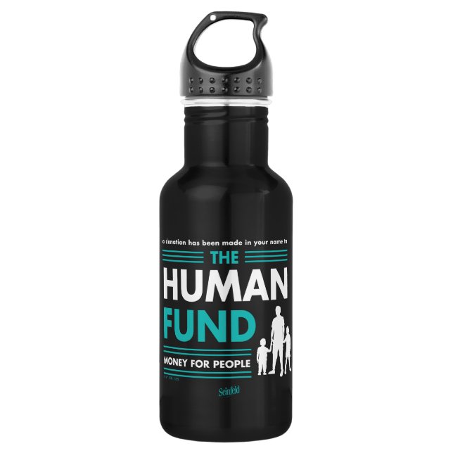 Seinfeld | Der Humanfonds Edelstahlflasche (Vorderseite)