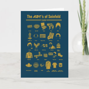 Seinfeld   Die ABCs von Seinfeld Infographic Karte
