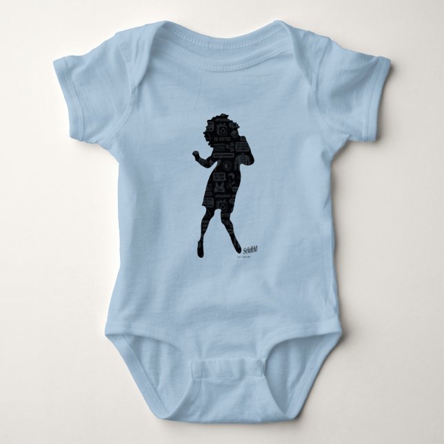 Seinfeld | Elaine Dance Silhouette Baby Strampler (Vorderseite)