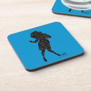 Seinfeld Elaine Dance Silhouette Getränkeuntersetzer