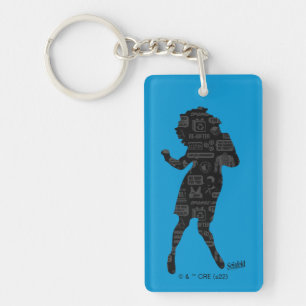 Seinfeld   Elaine Dance Silhouette Schlüsselanhänger