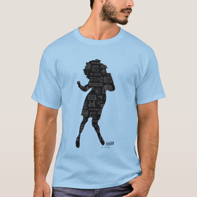 Seinfeld | Elaine Dance Silhouette T-Shirt (Vorderseite)