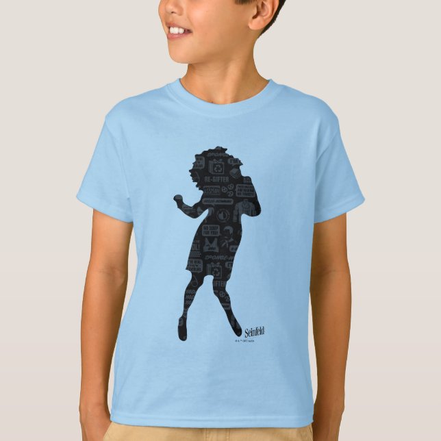 Seinfeld | Elaine Dance Silhouette T-Shirt (Vorderseite)