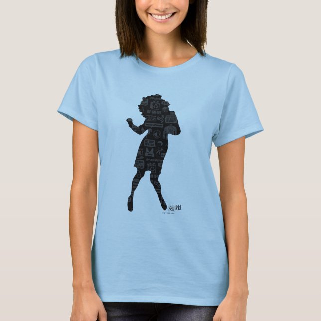 Seinfeld | Elaine Dance Silhouette T-Shirt (Vorderseite)