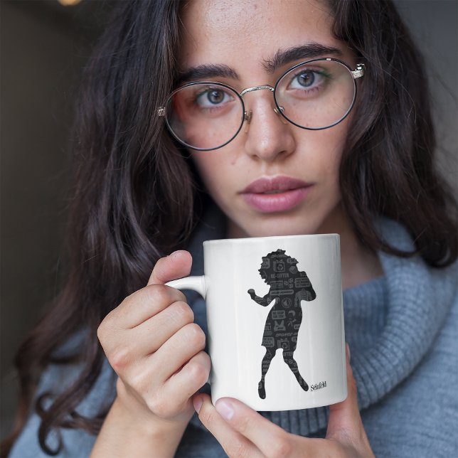 Seinfeld | Elaine Dance Silhouette Tasse (Von Creator hochgeladen)