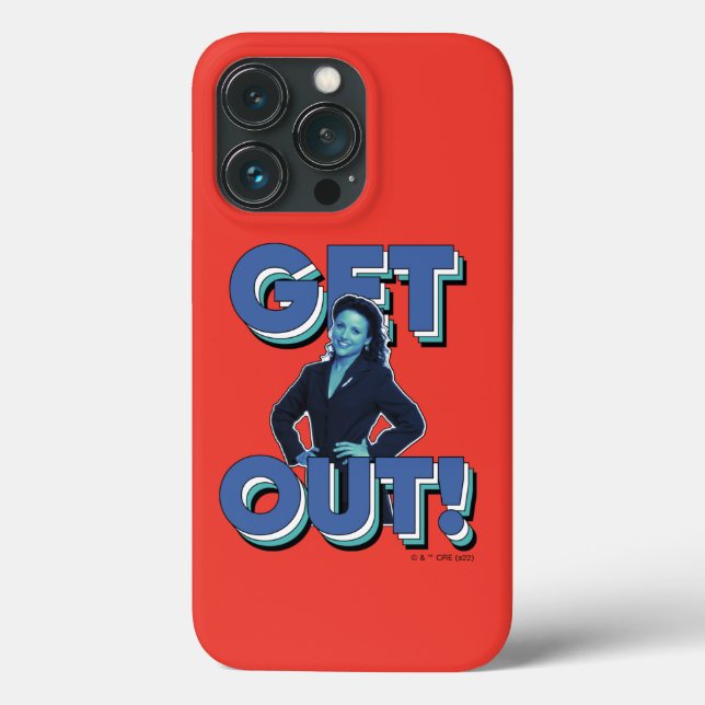 Seinfeld | Elaine - Get Out! Case-Mate iPhone Hülle (Rückseite)