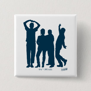 Seinfeld Group Silhouette Graphic Button