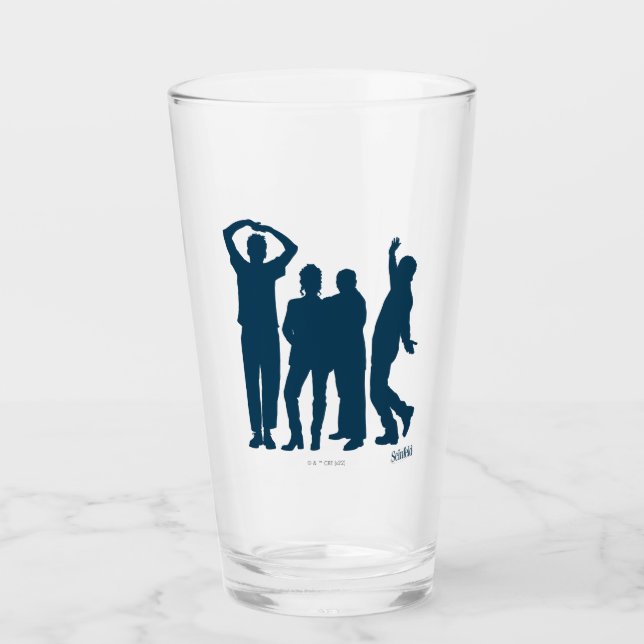 Seinfeld | Group Silhouette Graphic Glas (Vorderseite)