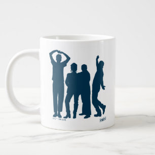 Seinfeld   Group Silhouette Graphic Jumbo-Tasse