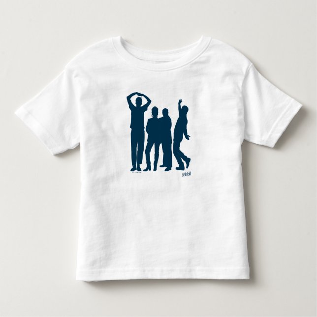 Seinfeld | Group Silhouette Graphic Kleinkind T-shirt (Vorderseite)