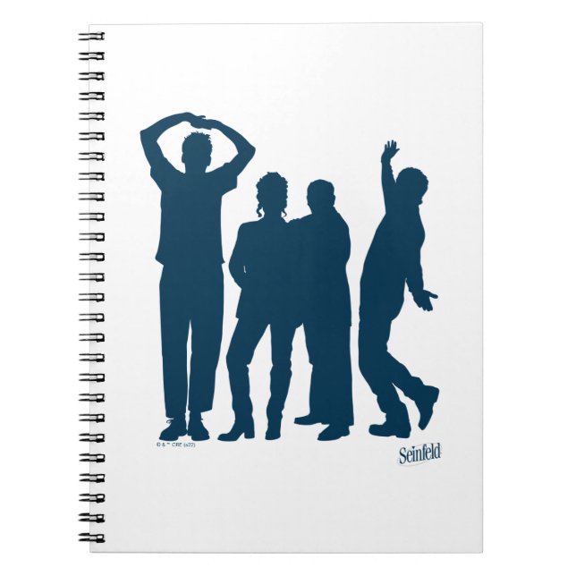 Seinfeld | Group Silhouette Graphic Notizblock (Vorderseite)
