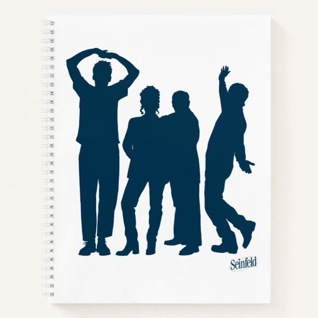 Seinfeld | Group Silhouette Graphic Notizbuch (Vorderseite)