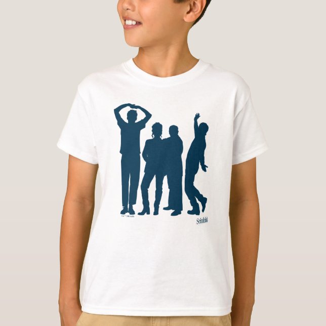 Seinfeld | Group Silhouette Graphic T-Shirt (Vorderseite)