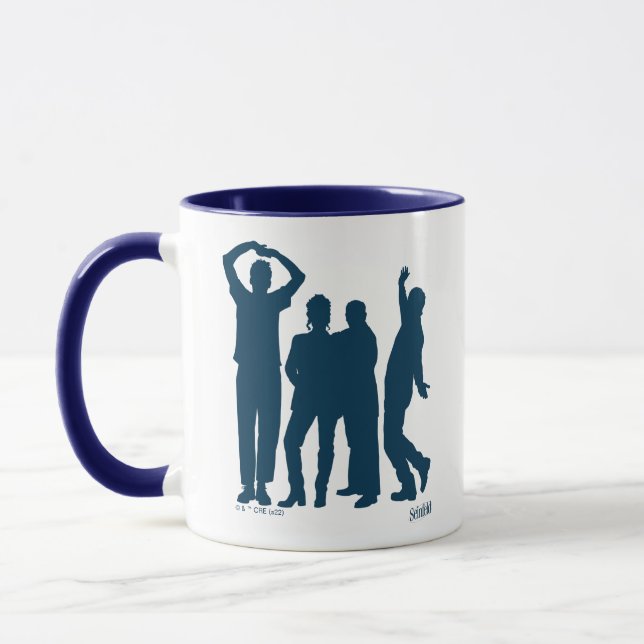 Seinfeld | Group Silhouette Graphic Tasse (Links)