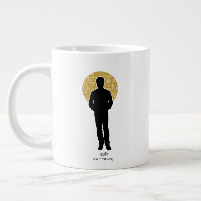 Seinfeld | Jerry Seinfeld Silhouette Jumbo-Tasse (Links)