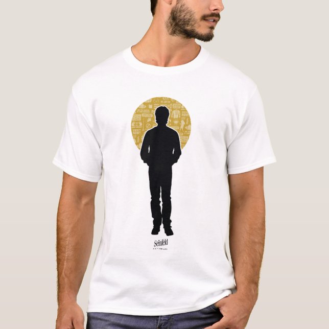 Seinfeld | Jerry Seinfeld Silhouette T-Shirt (Vorderseite)