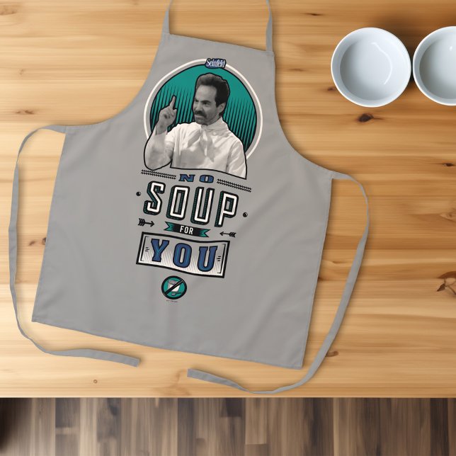 Seinfeld | Keine Suppe für Sie Graphic Schürze (Apron on table)