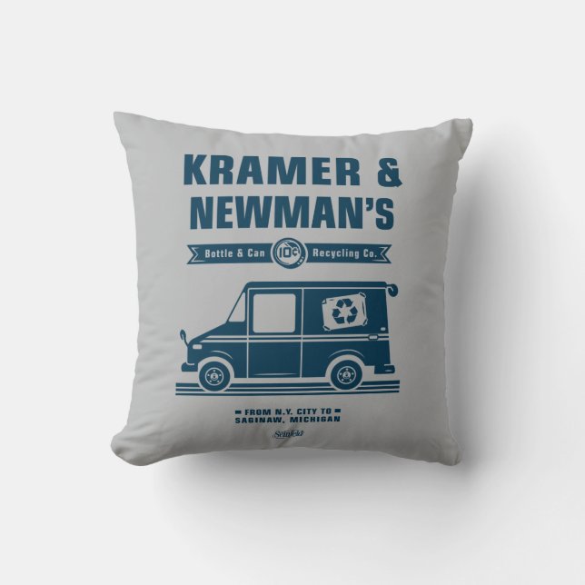 Seinfeld | Kramer & Newman's Recycelnd Co. Kissen (Vorderseite)