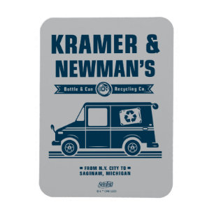 Seinfeld Kramer & Newman's Recycelnd Co. Magnet