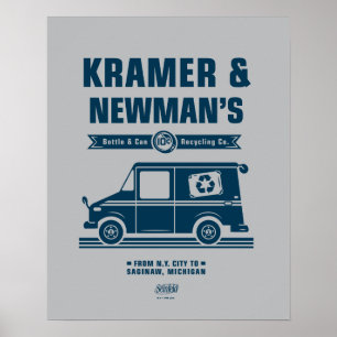 Seinfeld Kramer & Newman's Recycelnd Co. Poster