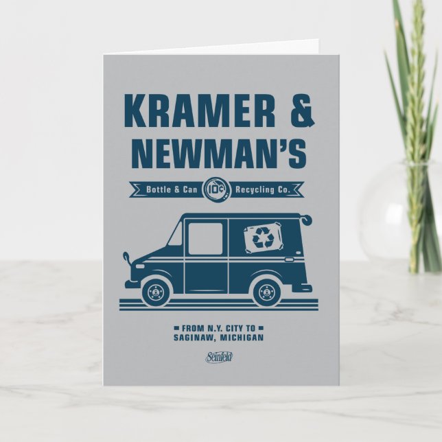 Seinfeld | Kramer & Newman's Recycling Co. Karte (Vorderseite)