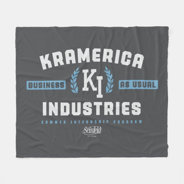 Seinfeld | Kramerica Industries Fleecedecke (Vorderseite (Horizontal))