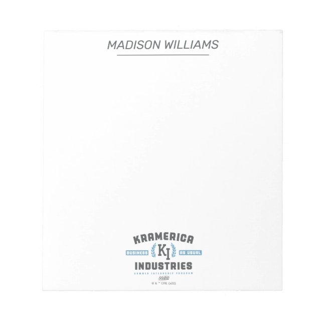 Seinfeld | Kramerica Industries Notizblock (Vorderseite)